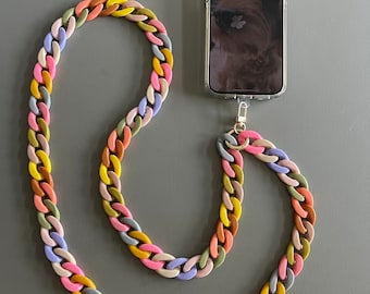 Phone chain/Phone lanyard/Phone strap/Cell phone chain/Phone necklace/Phone case lanyard/Handmade phone chain/Fashion phone chain/Gift