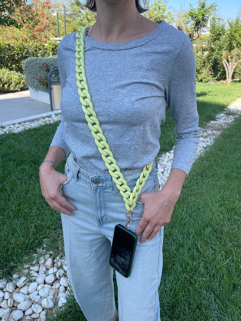 Phone leash/Phone chain/Phone lanyard/Phone strap/Cell phone chain/Phone necklace/Phone case lanyard/Fashion phone chain/Gift for her image 5