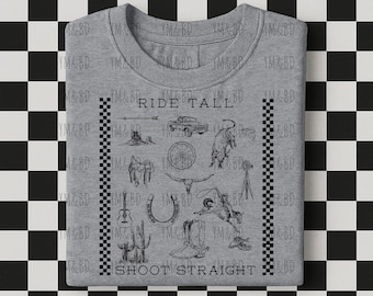 Western PNG, Clipart kowboja, Vintage Rodeo Design, Rustykalna sublimacja, Grafika na koszulce Dzikiego Zachodu, Natychmiastowe pobieranie, Koszulka zachodnia