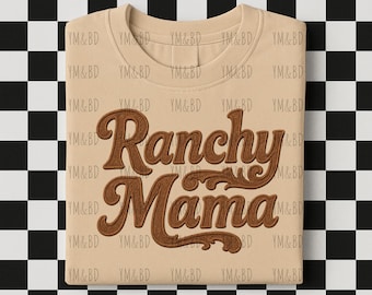 Western png, Ranchy Mama, Western design, Western png, Ranchy Mama png, Sublimacja, Pobieranie cyfrowe, Grafika zachodnia, Pobieranie zachodnich plików