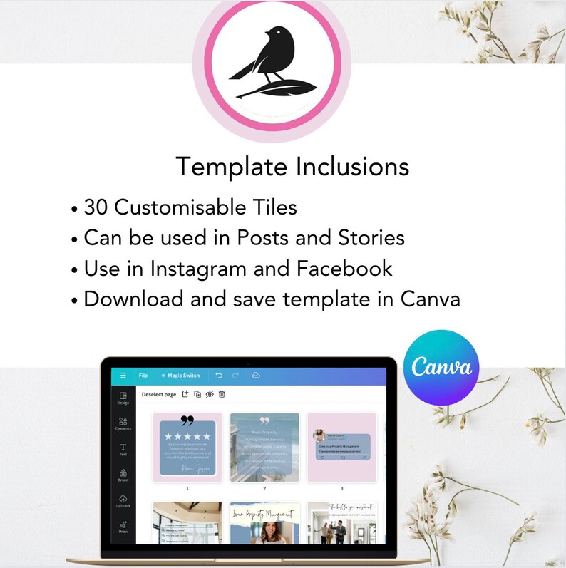 Customisable Canva Tile Templates for Property Managers and Real Estate