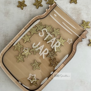 Star Jar , 30-100 Gold Stars, Reward Jar