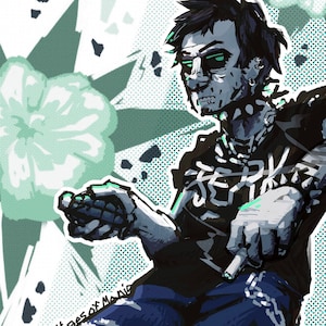 Dan Vs. Punk Art Print