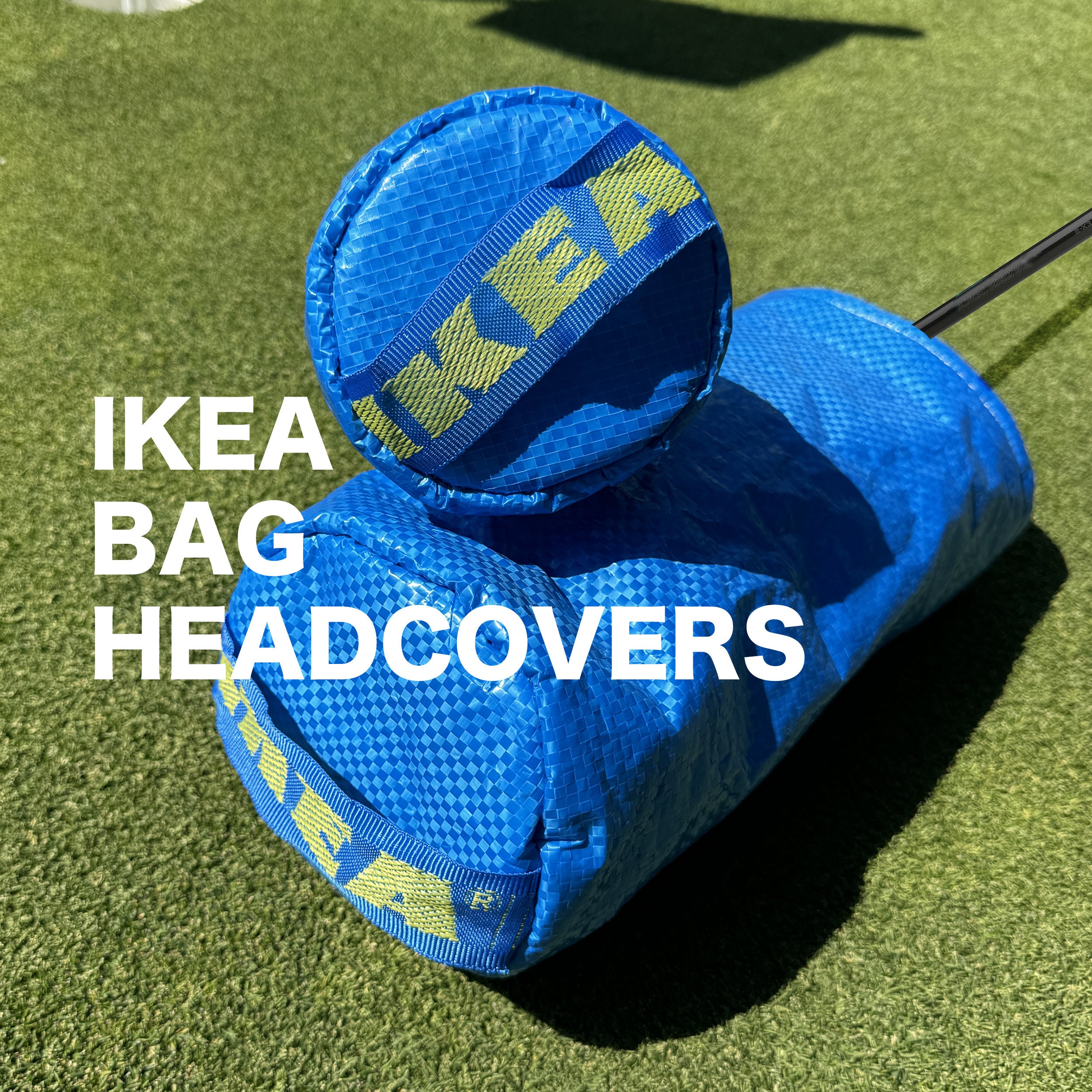 Buy Golf Club Headcover | Upcycled Ikea Golf Club Cover | Driver 