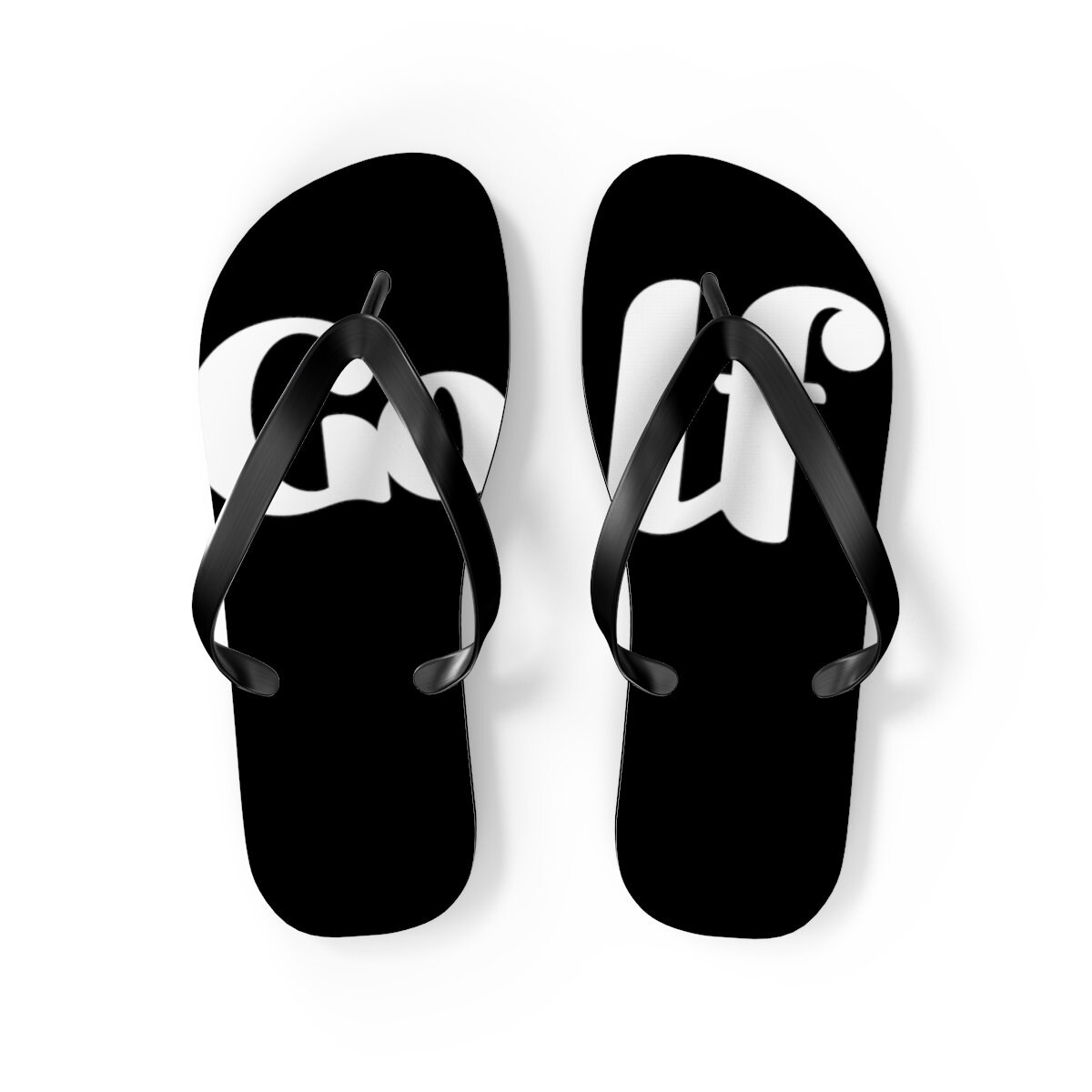 Mens Black GOLF Flip Flops Golf Gift for Golfers Golf Gift - Etsy Australia