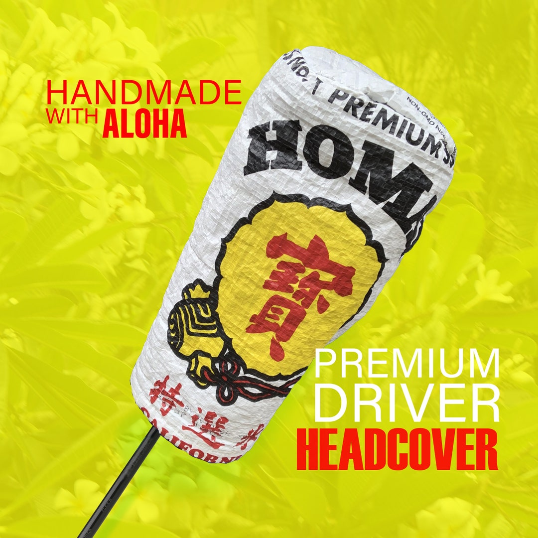 Upcycled Japanese Handmade Driver Headcover Golf Headcovers and