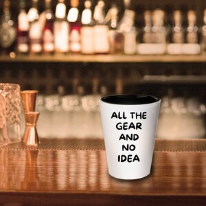 Verres à liqueur pleins d&#39;esprit personnalisés All The Gear, Idée cadeau électricien, Idée cadeau plombier