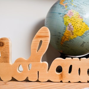 Personalized wooden first name