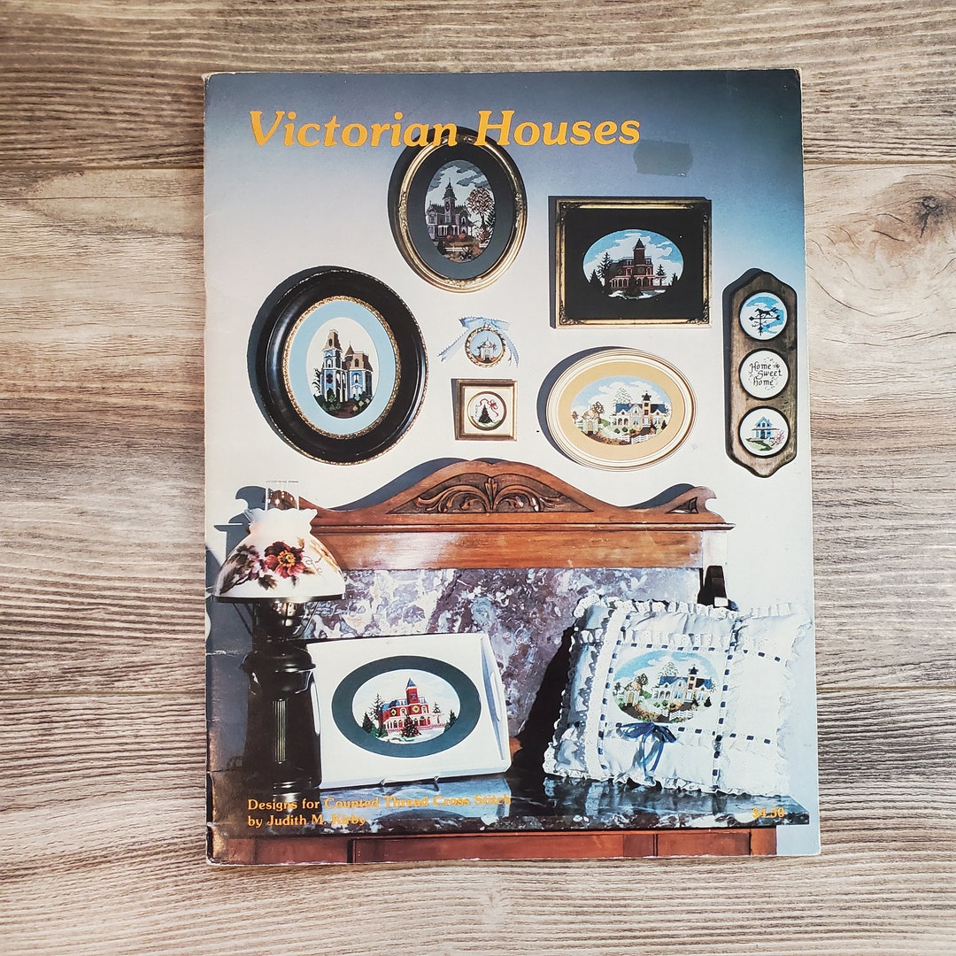 Victorian Houses Cross Stitch Pattern by Judith Kirby Etsy