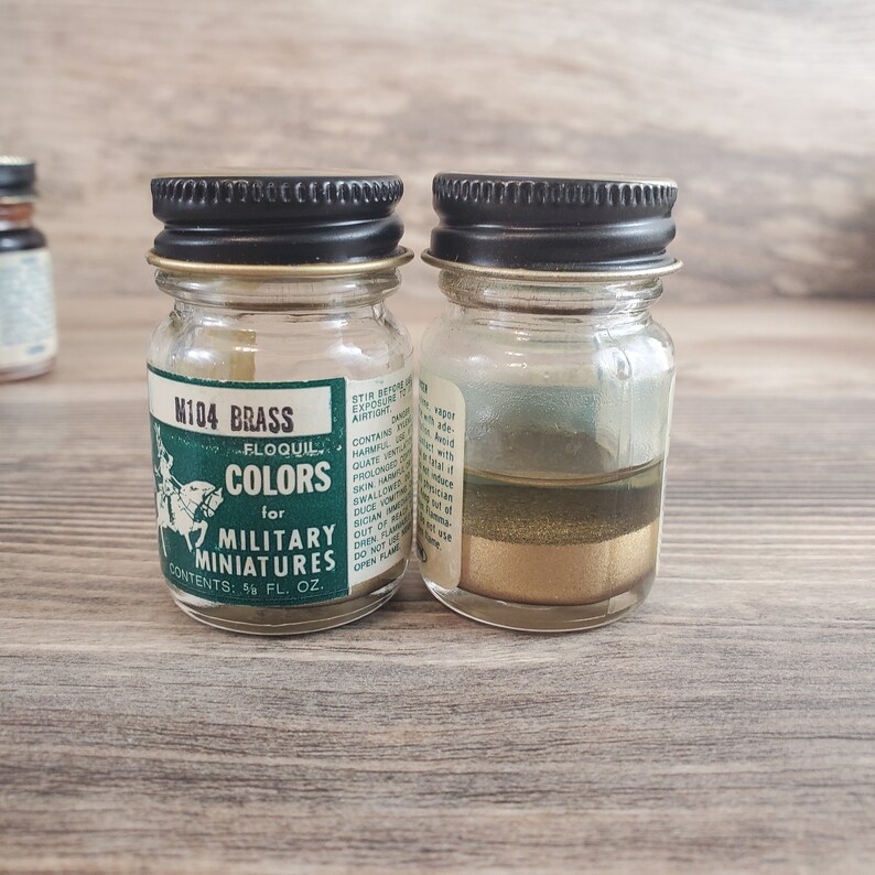 Floquil Vintage Enamel Model Paints Colors for Military Miniatures