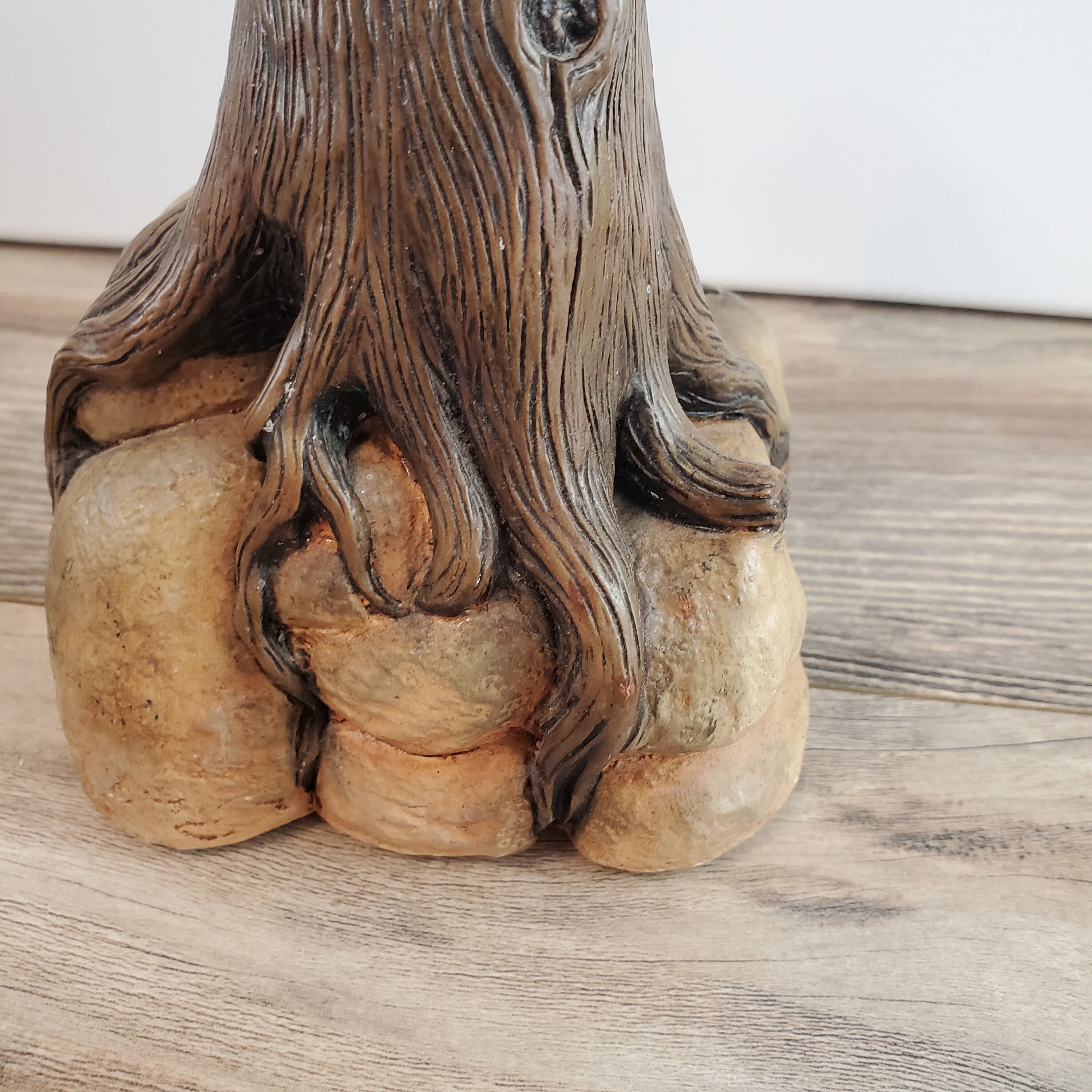 Vintage Accents Unlimited Hand Painted Raccoon up a Tree Etsy