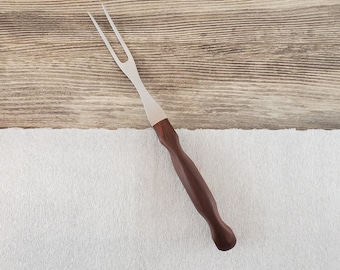 Cutco #26 Brown Swirl 10.25" Meat Fork ~ Stainless ~~ Made in USA