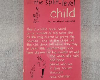 The Split-Level Child by Rosiland Welcher ~ 1963 Hardcover Dust Jacket ~~ First Edition