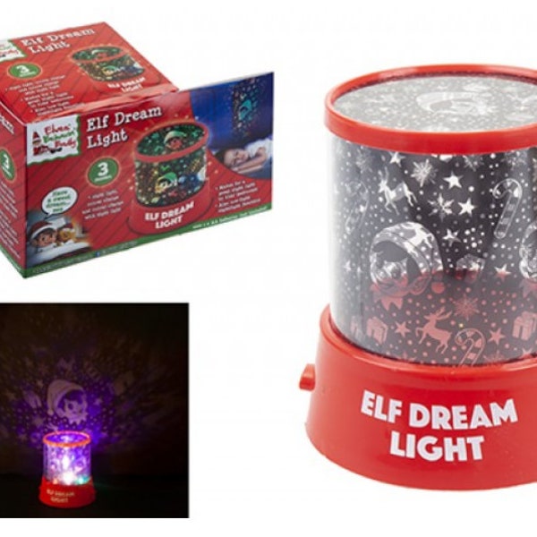 Veilleuse projecteur lutin farceur Noël  cadeau enfant décoration chambre