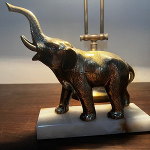 Vintage Cast Metal Elephant