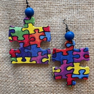 Autism Awareness Earrings- Just the right fit!