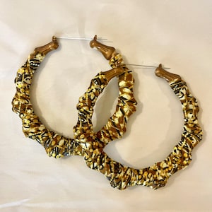 African Fabric Hoops