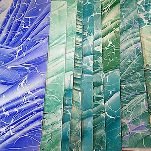Papéis marmorizados para moldura e papel marmorizado para restauração e encadernação, papel para escrita caligráfica, decoração de parede, papel de embrulho para presente
