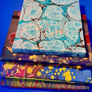 Handgemachtes Kettenstich Notizbuch mit marmoriertem Papier,Dream Journal,Zeichenblock,Reisetagebuch,Unikat Desing Notizbuch,gebundenes privates,hart Notizbuch