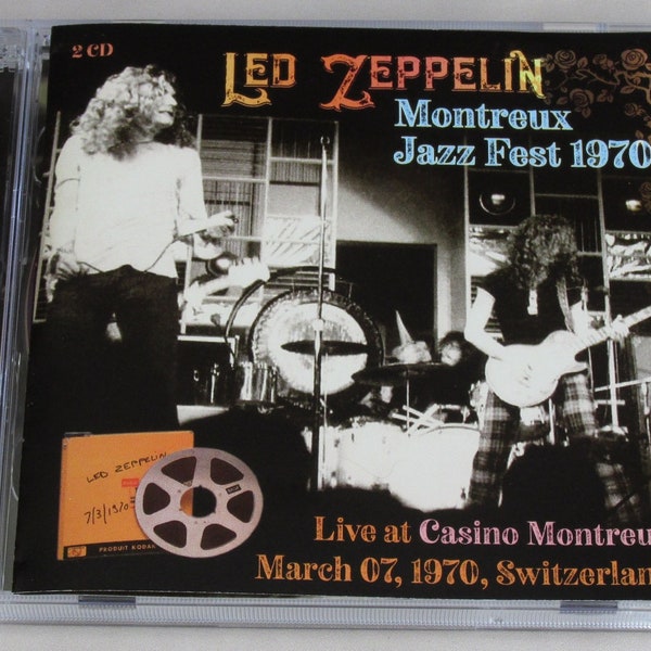 LED ZEPPELIN - 2 x CD Set Jazz Fest 1970 Live at Spielcasino Montreux Schweiz