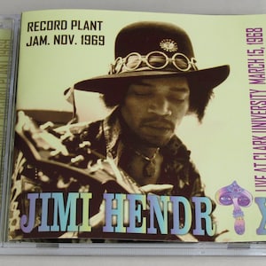 Jimi Hendrix - CD Record PLANT JAM 1969 Live at Clark University &#39;68