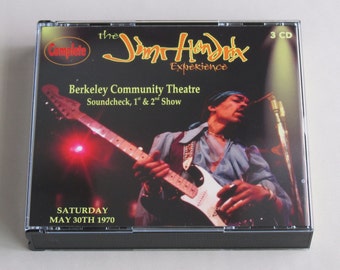 Jimi Hendrix ~ COMPLETE BERKELEY Сommunity Theatre + Soundcheck ~ May 30th 1970, 3 x CD Set
