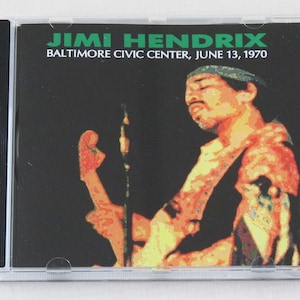 Jimi Hendrix - BALTIMORE CIVIC Center CD Jun 1970 Japan Release! Scarce Live !!