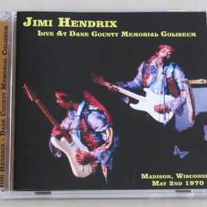 JIMI HENDRIX ~ Live at Dane County Memorial Coliseum Madison Wisconsin May 2nd 1970 2x CD