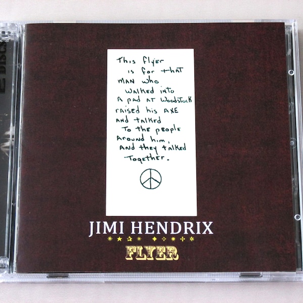 Jimi Hendrix - FLYER Live at Traver Hollow Road Shokan New York 1969 2 x CD Set