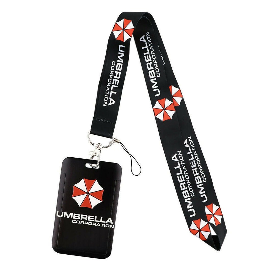 Resident Evil / Umbrella Corp Themed Lanyard With Card Holder Etsy