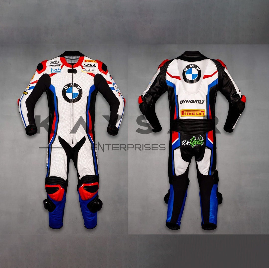 Eugene Laverty BMW Motorrad Race Suit Replica Real Leather Motorbike