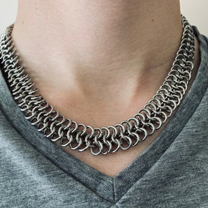 4 in 1 European mesh necklace | Custom stainless steel jewelry