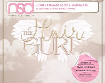 Beauty Industry Logo Design, Premade Logo Design, Beauty Branding Design, Premade Business Branding, Customise Business Name, Brown & Gold