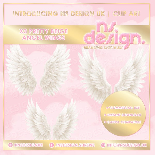 Wings Logo Clip Art - Etsy UK