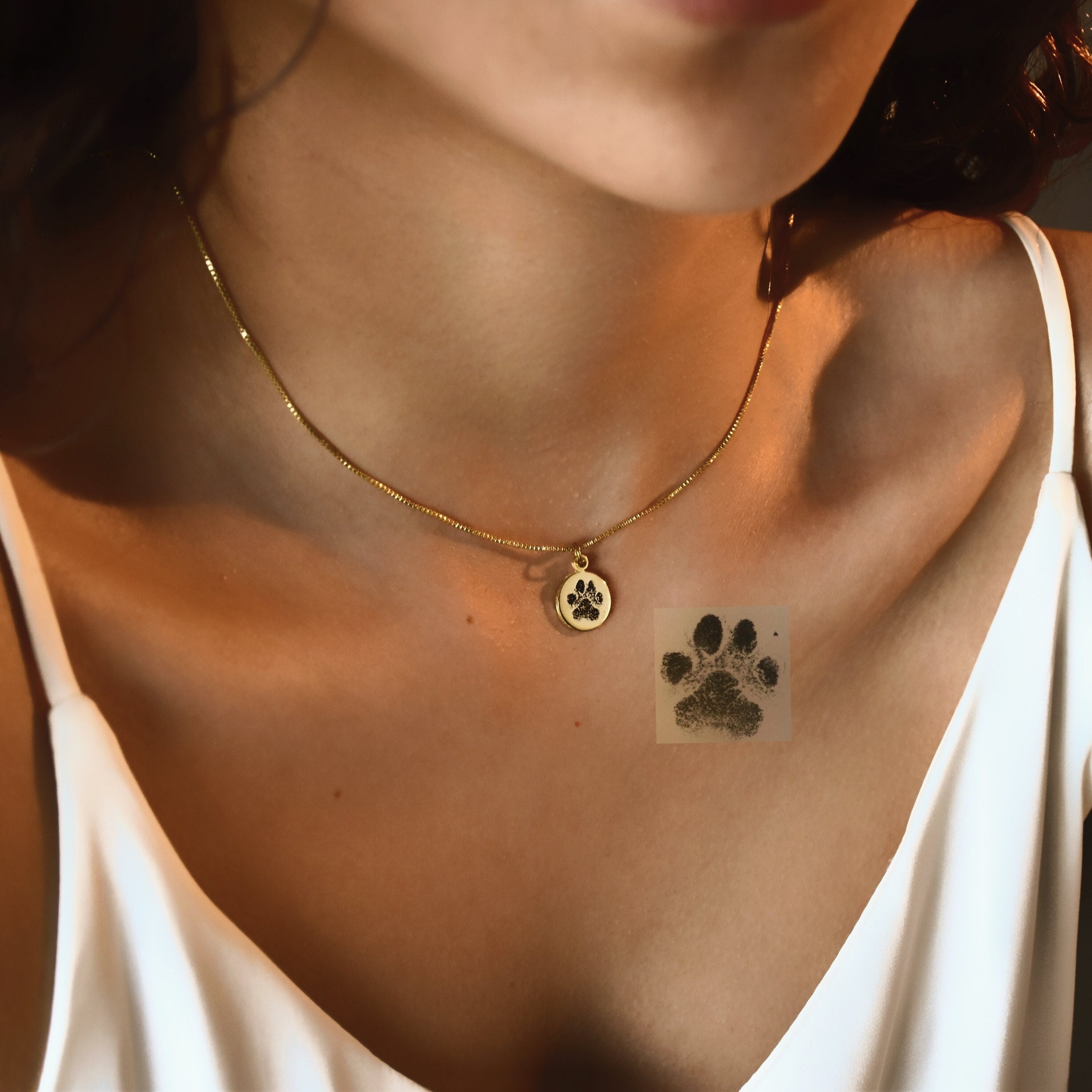 Dog Paw Necklace Etsy Singapore