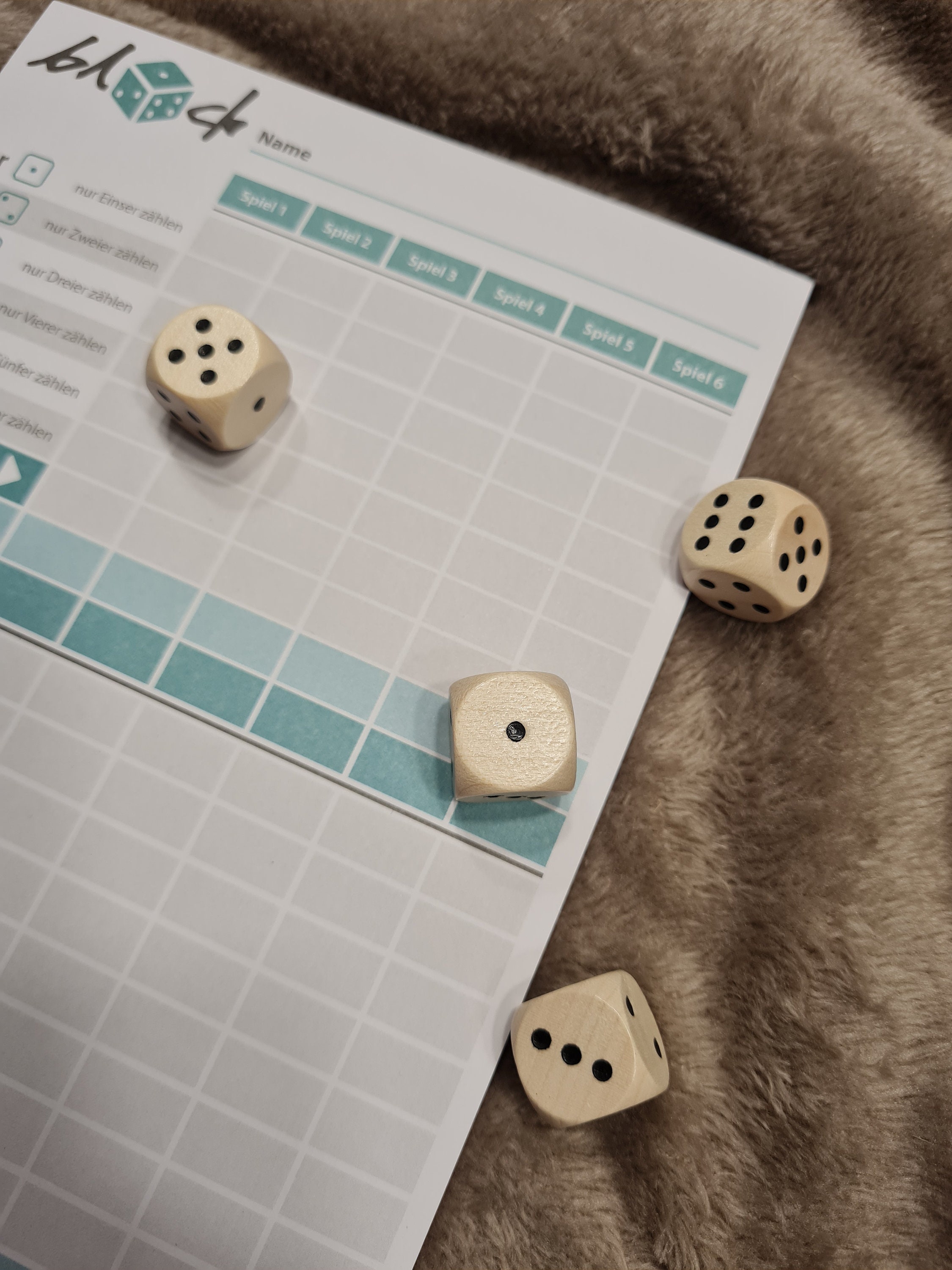 Dice Game Block Puzzle Block Yatzy Similar Trick Dice Game - Etsy