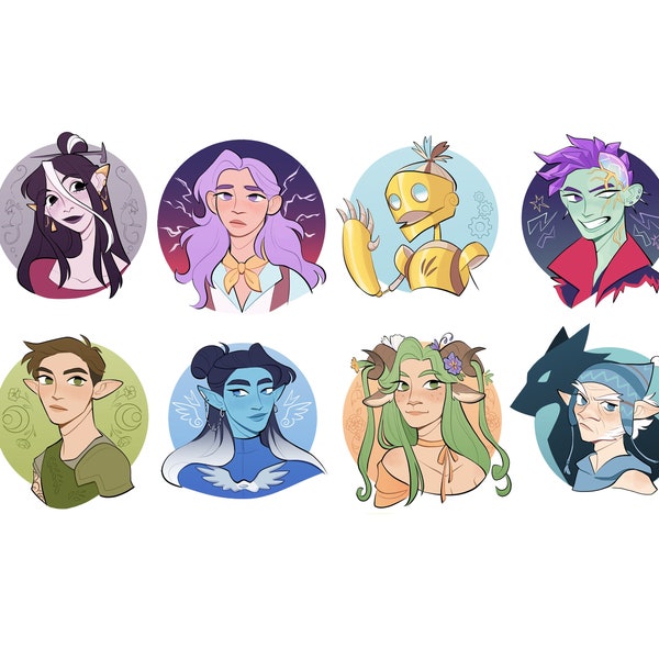 Critical Role Bell's Hells Stickers