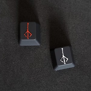 Blood borne Hunter's Mark Keycap, Soulsborne inspired Keycap, High quality video game gift, Cherry MX and equivalent switches