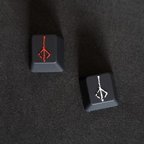 Blood borne Hunter's Mark Keycap, Soulsborne inspired Keycap, High quality video game gift, Cherry MX and equivalent switches