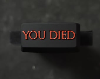YOU DIED Artisan Keycap for Cherry Mechanical Keyboard Switches, High quality gamer gift