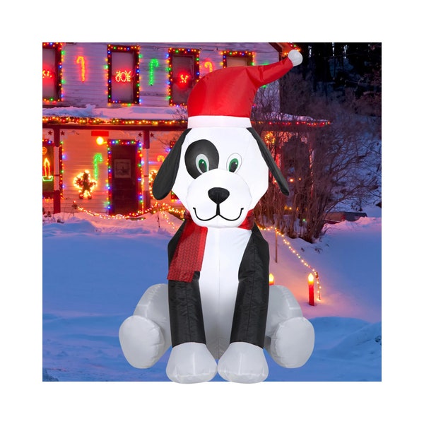 Christmas Dog Yard Decorations Etsy