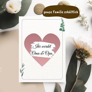 Rubbelkarte Ihr werdet Du wirst | Schwangerschaft verkünden Rubbellos | A6 hochwertige schöne Postkarte | Überraschung Karte zum Rubbeln