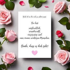 Freundschaft Postkarte A6 | schöne schlichte Karte mit Spruch für beste Freundin bester Freund | Hochwertige Sprüchekarte als Geschenk