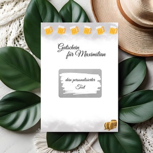 Gutschein für personalisiert Rubbelkarte | Rubbellos hochwertig personalisierbar | A6 schöne schlichte minimalistische Karte zum Rubbeln