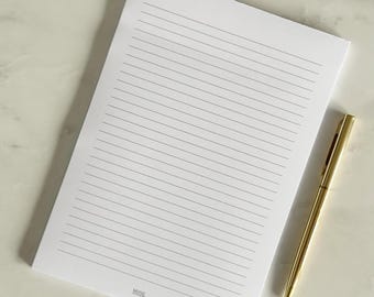 Notepad | Notebook | Notebook DIN A5 lined