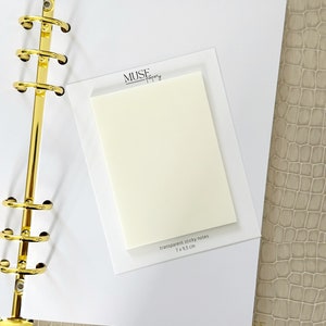 Transparent sticky notes