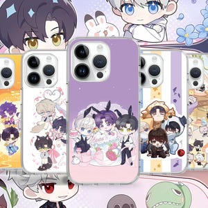 Love and Deepspace Chibi Phone Case for iPhone 16 15 14 Pro Max Plus 13 12 Mini  X / Case for Samsung S25 S24 S23 S22 / Google Pixel