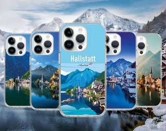 Hallstatt Austria Scenery Phone Case for iPhone Air 17 16 15 14 Pro Max Plus Mini / Case for Samsung S26 S25 S24 S23 Ultra / Google Pixel 7