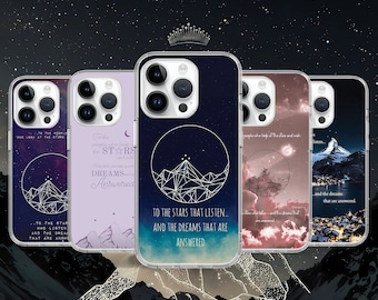 Night Court Velaris Acotar Acomaf Phone Case for iPhone 15 14 Pro Max 13 12 11 Mini XR / Case for Samsung S24 S23 S22 A54 A15 Google Pixel 8