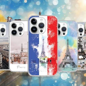 France Paris Eiffel Tower Phone Case for iPhone 16 15 14 Pro Max 13 12 Mini  X Case for Samsung S25 S24 S23 S22 A14 A13 Google Pixe